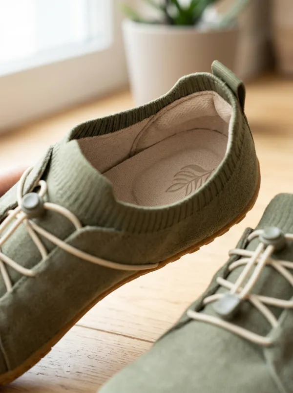 Trail-Inspired Leaf Graphic Look Unisex Barefoot Shoes