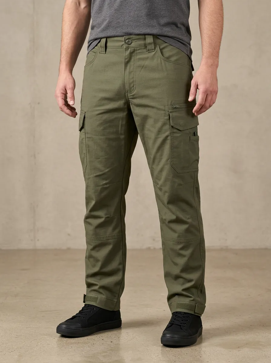 Unisex Multi-Pocket Tactical Work Pattern Artwork Pants