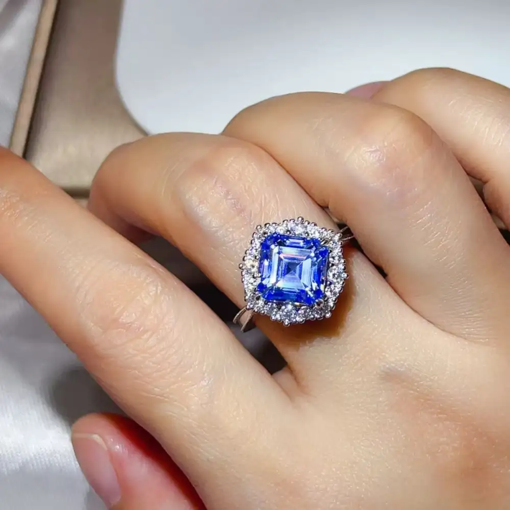 Airy Moissanite Ring