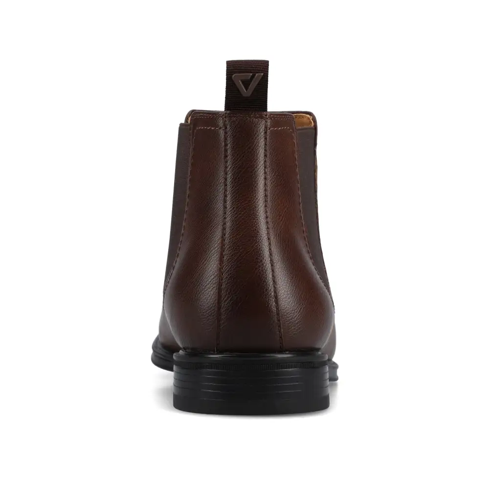 Wide Width Chelsea Work Boots Mahogany