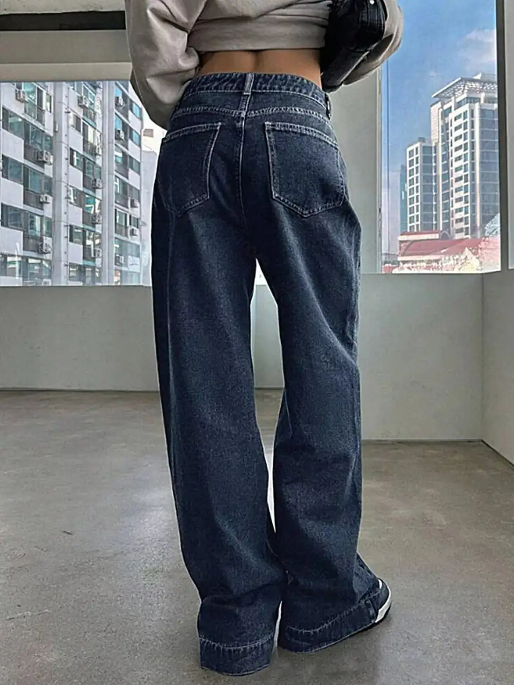 Soft Touch Tiered Denim Jeans