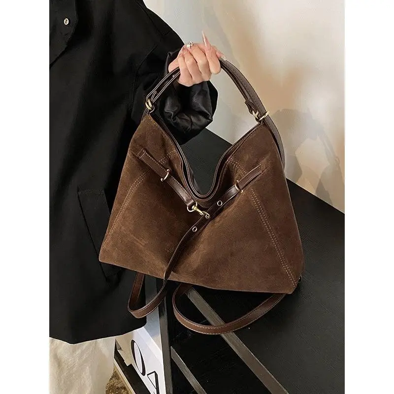 Suede Hobo Bag