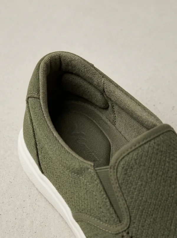 Practical Minimalist Graphic Design Men's Stretch Canvas Shoes