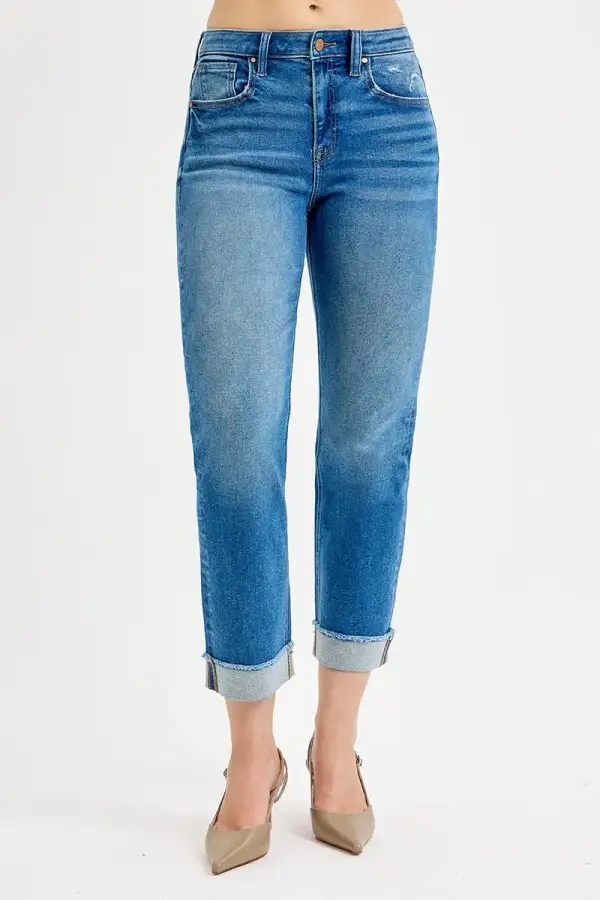 Clean High Waist Denim Jeans