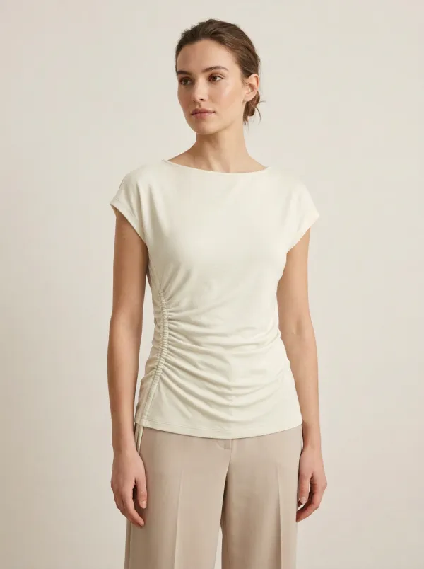 Ruched Fitted Fitted Top