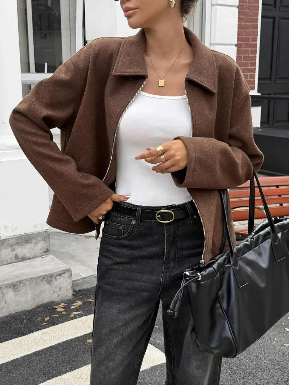 Polished Refined Zip-Up Jacket