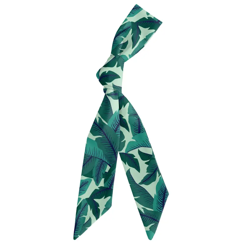 Banana Leaves Pattern Hair Scarf