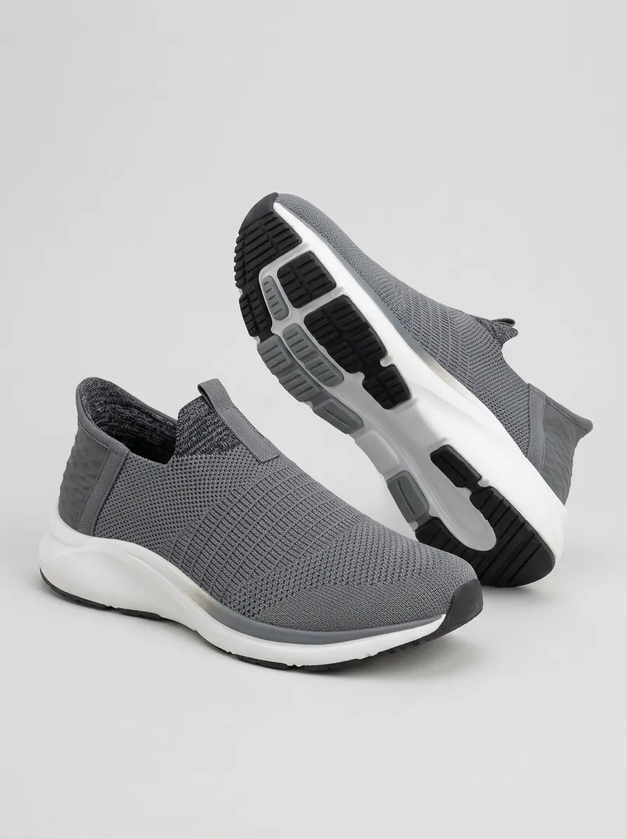 Unisex Knit Slip-On Lightweight Print Sneakers