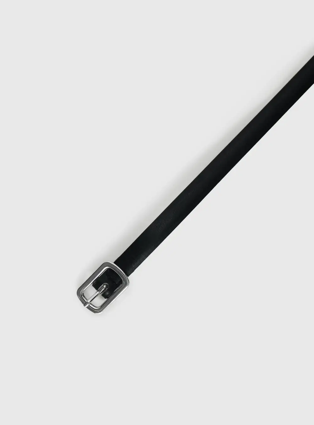 Minimal Buckle Slim Belt