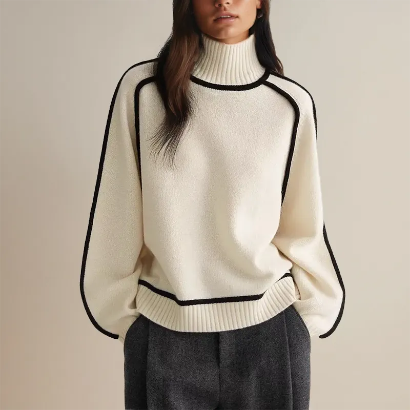  Knitted Turtleneck Sweater