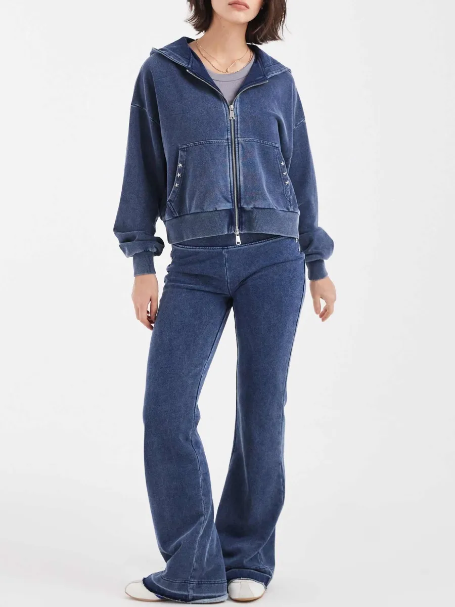 Long Sleeve Zip-Up Hoodie