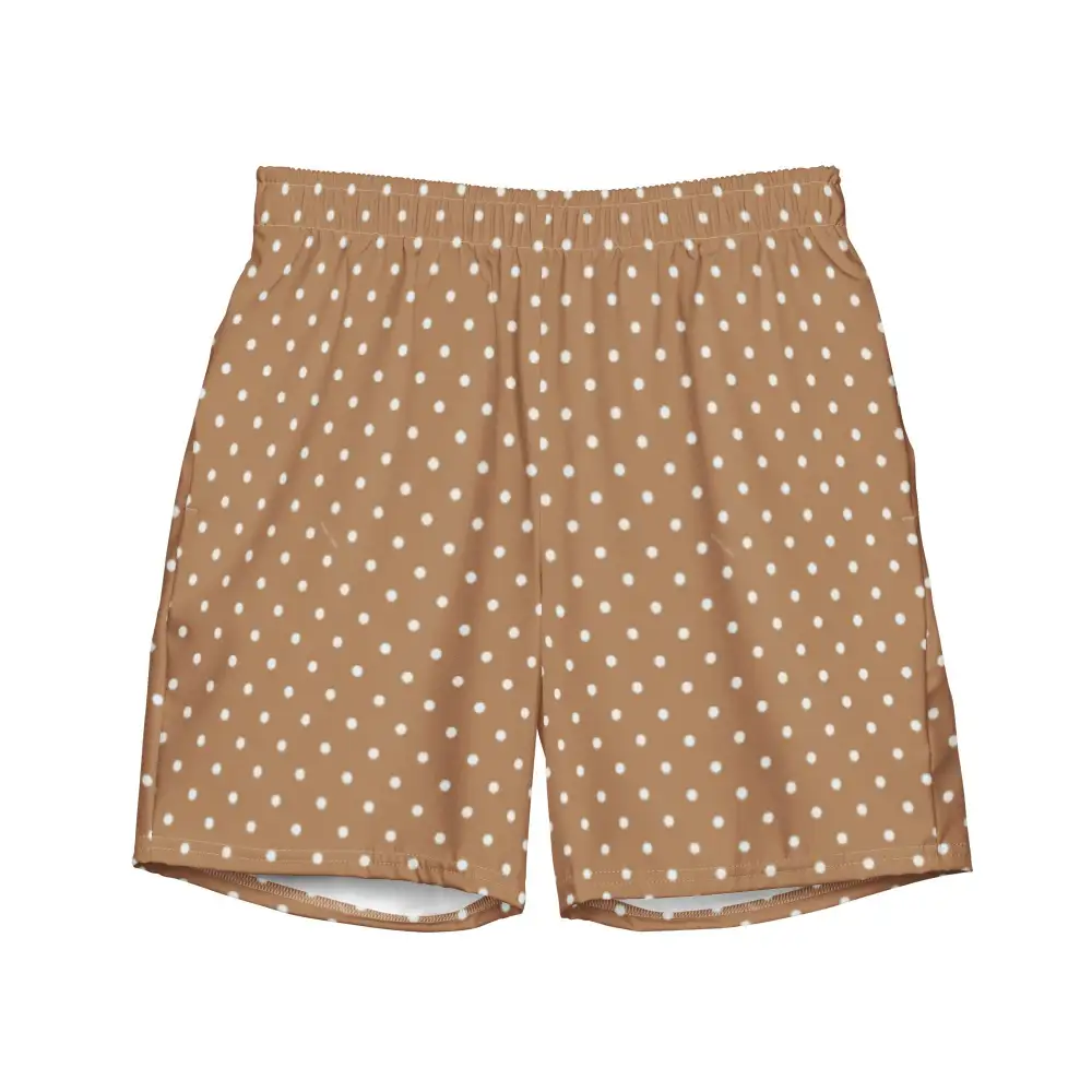 Quick Dry Dotted Swim Trunks