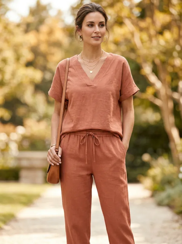 Everyday Tailored Women's V-Neck Shirt