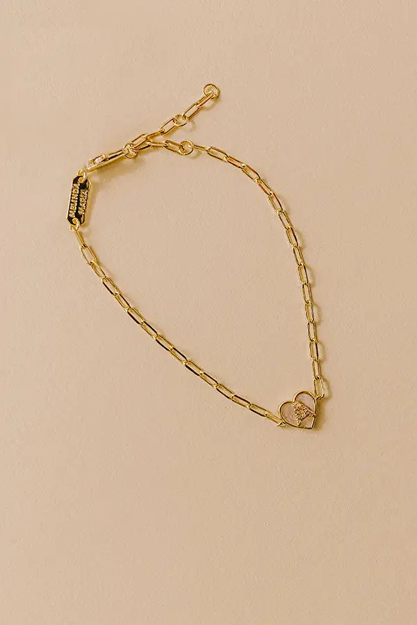 Pave Charm Bracelet