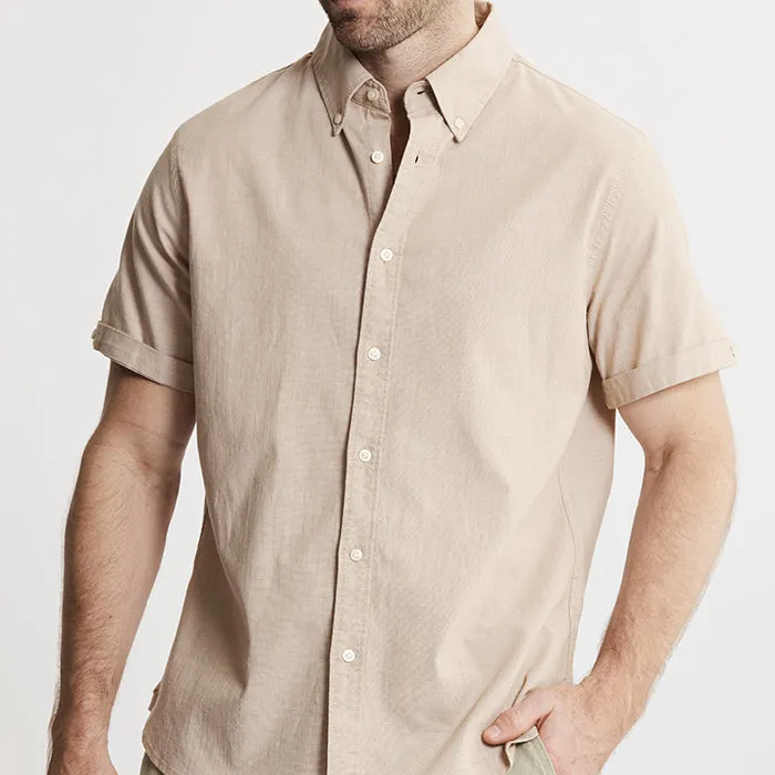 Short Sleeve Chambray Shirt