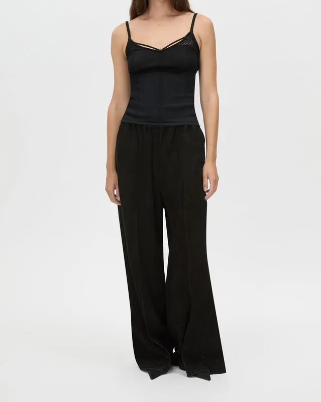 Black Knit Top