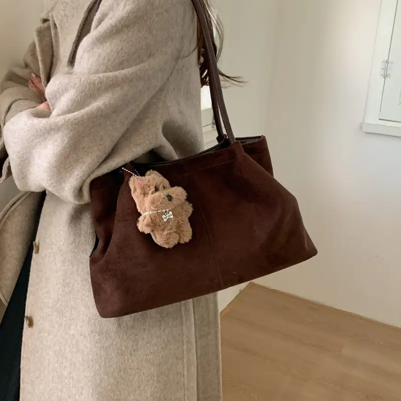 Suede Hobo Bag