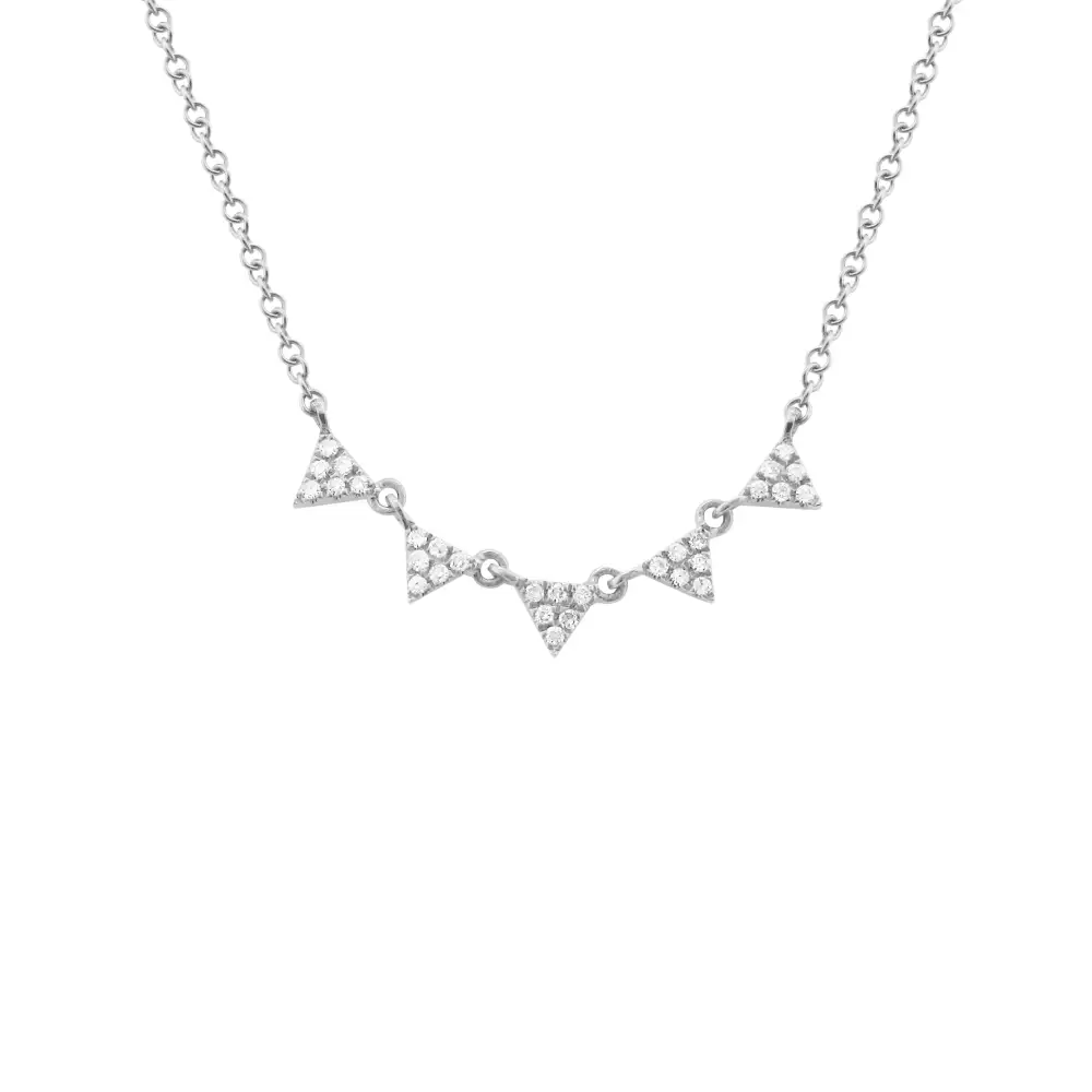 Minimal Graceful Classic Diamond Necklace