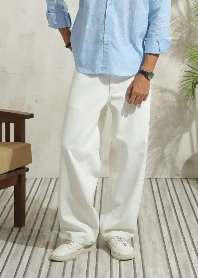 Baggy Mid-Weight Barrel Jeans