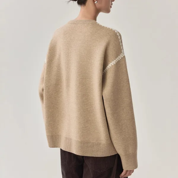 Women's Knit Round-Neck Sweater