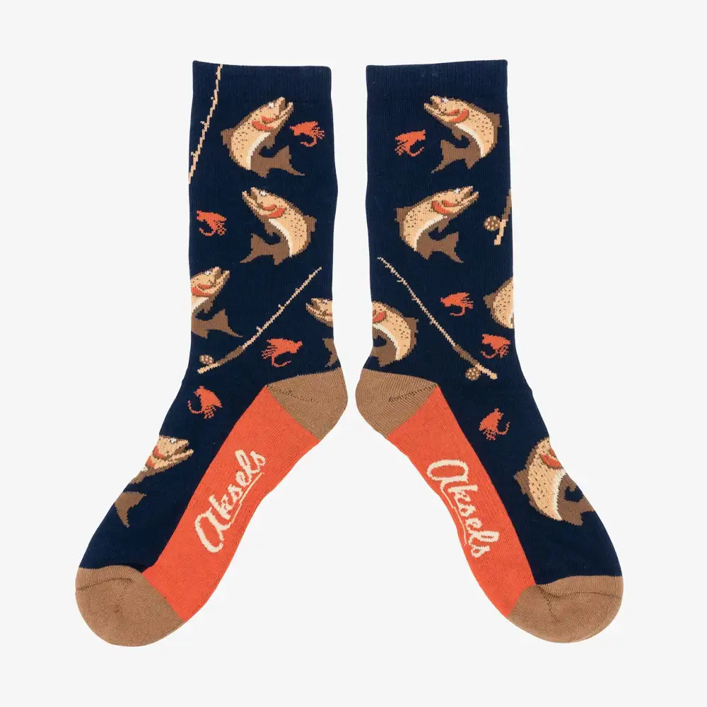 Fly Fishing Crew Socks
