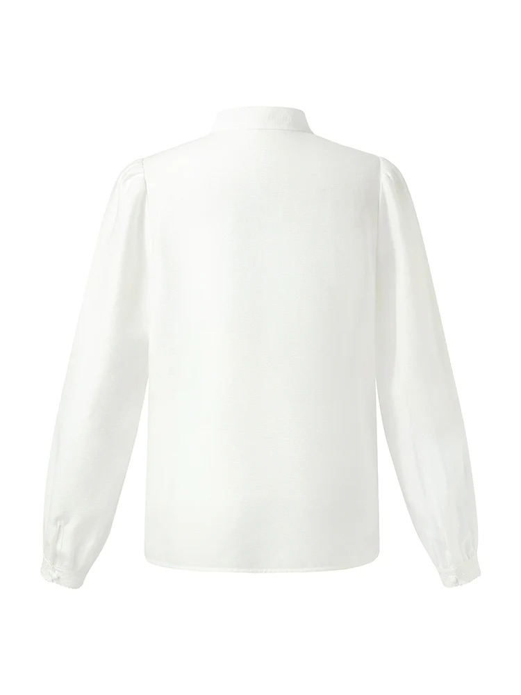 Tie Front Neck Women Blouse