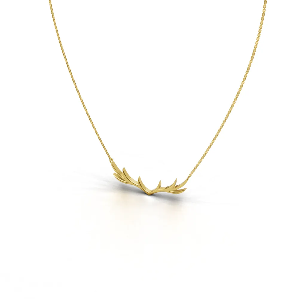 Solid Antler Necklace