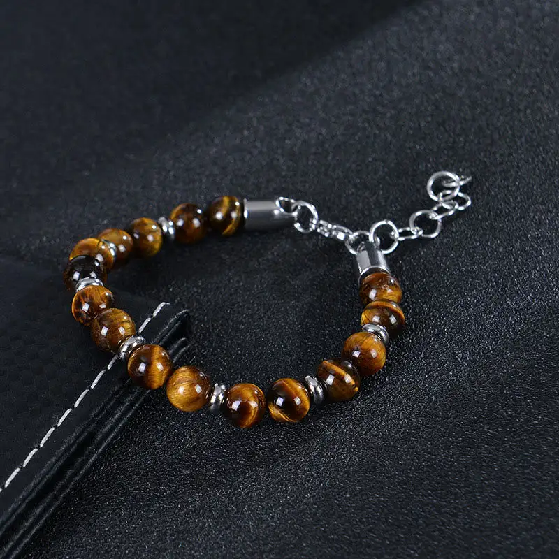 Tiger Eye Various Natural Stone Beads Bracelet