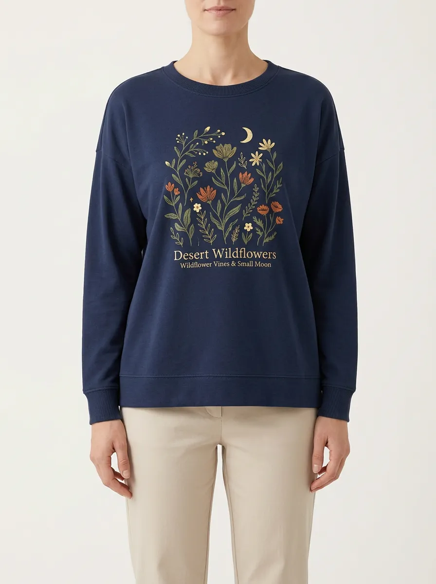 Women's Desert Wildflower Graphic Sweatshirt