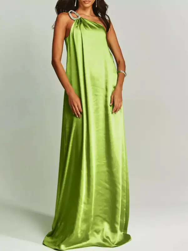 Satin Maxi Dress