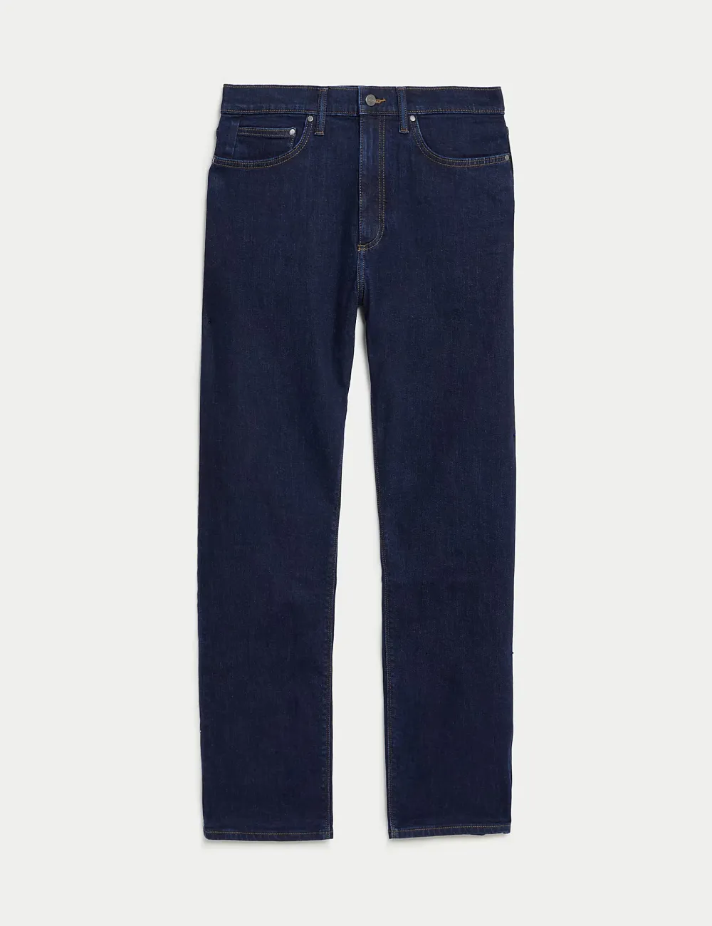 Men's Black Loose Fit Stretch Casual Jeans