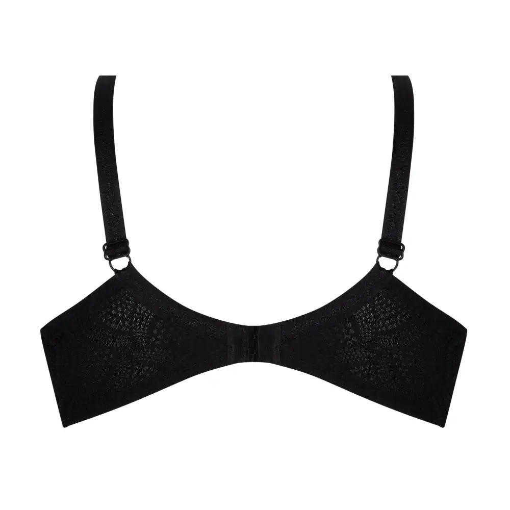 Women's Full Coverage Underwire Three-Part Cup Lace Shimmer Detail Bra