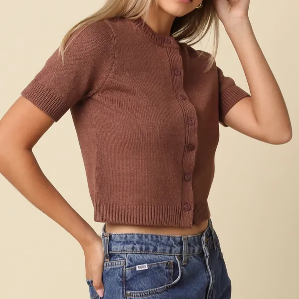 Relaxed Leia Short Sleeve Top