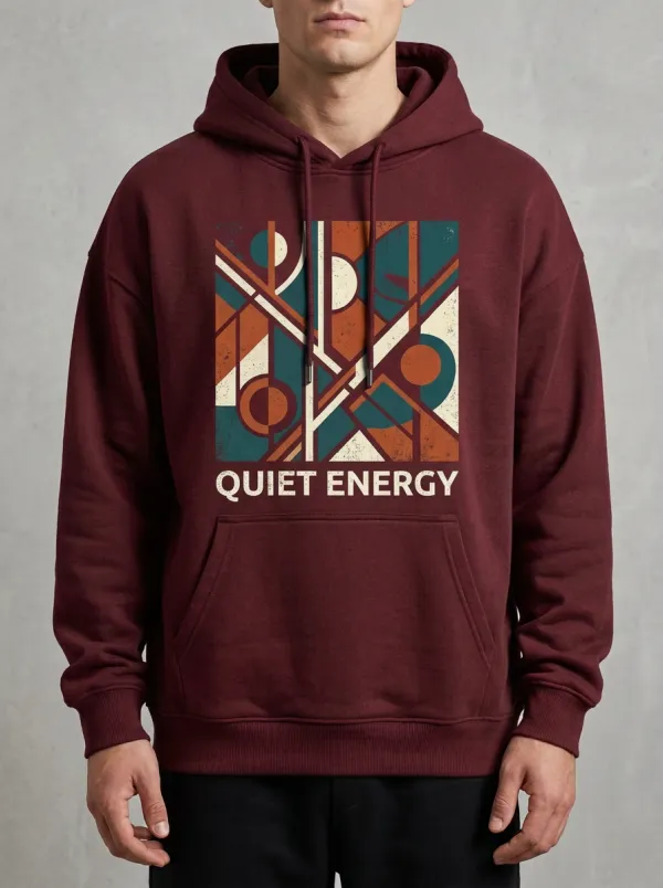 Men's Geometric Graphic Casual Hoodie