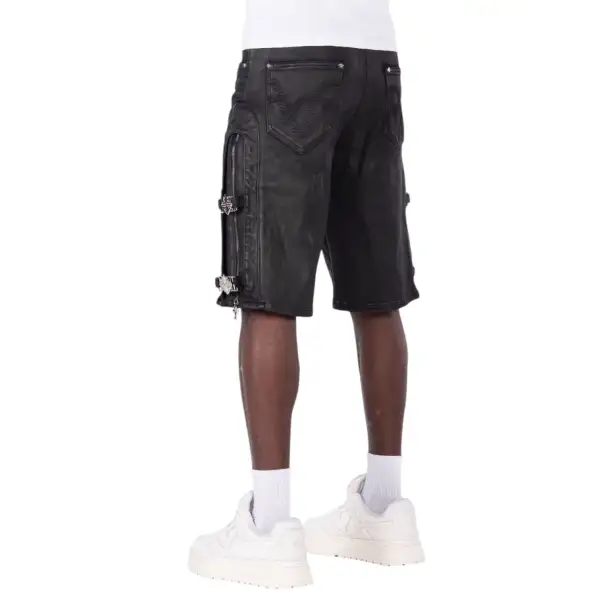 Men's Buckle Detail Shorts
