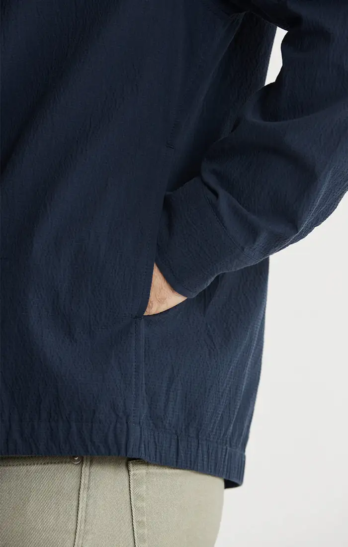 Seersucker Full Zip Jacket