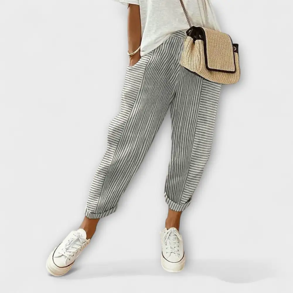 Striped Lightweight Trousers
