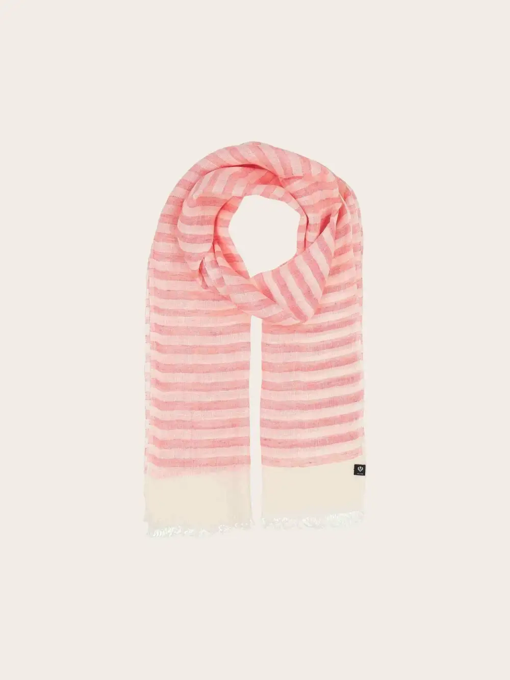 Striped Linen Scarf