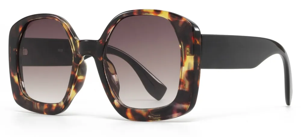 Square Butterfly Plastic Sunglasses