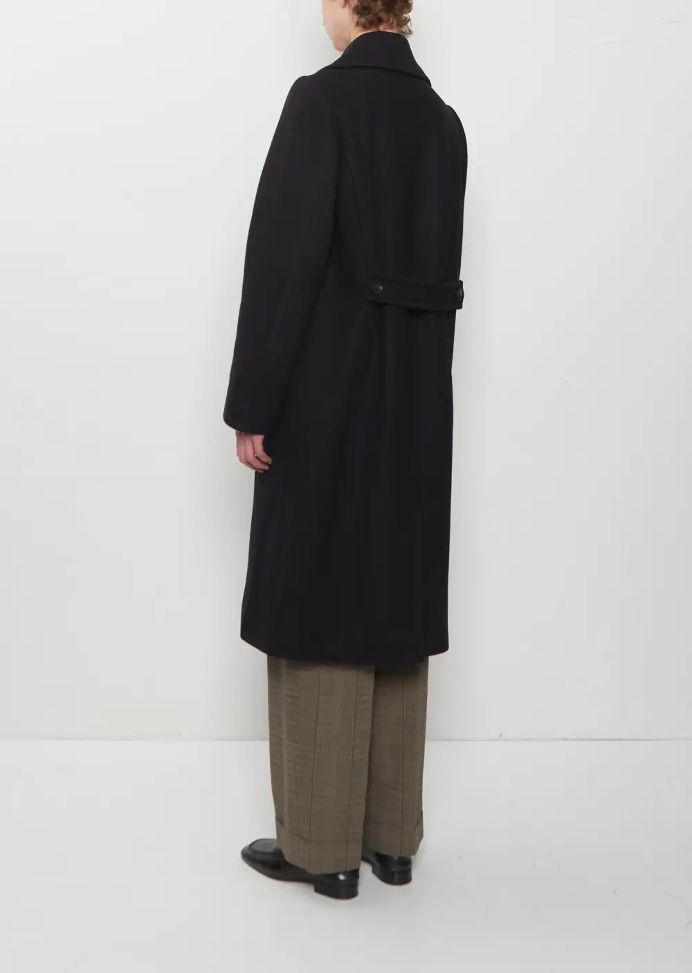 Women's Oversized Notch Lapel Double Breasted Coat