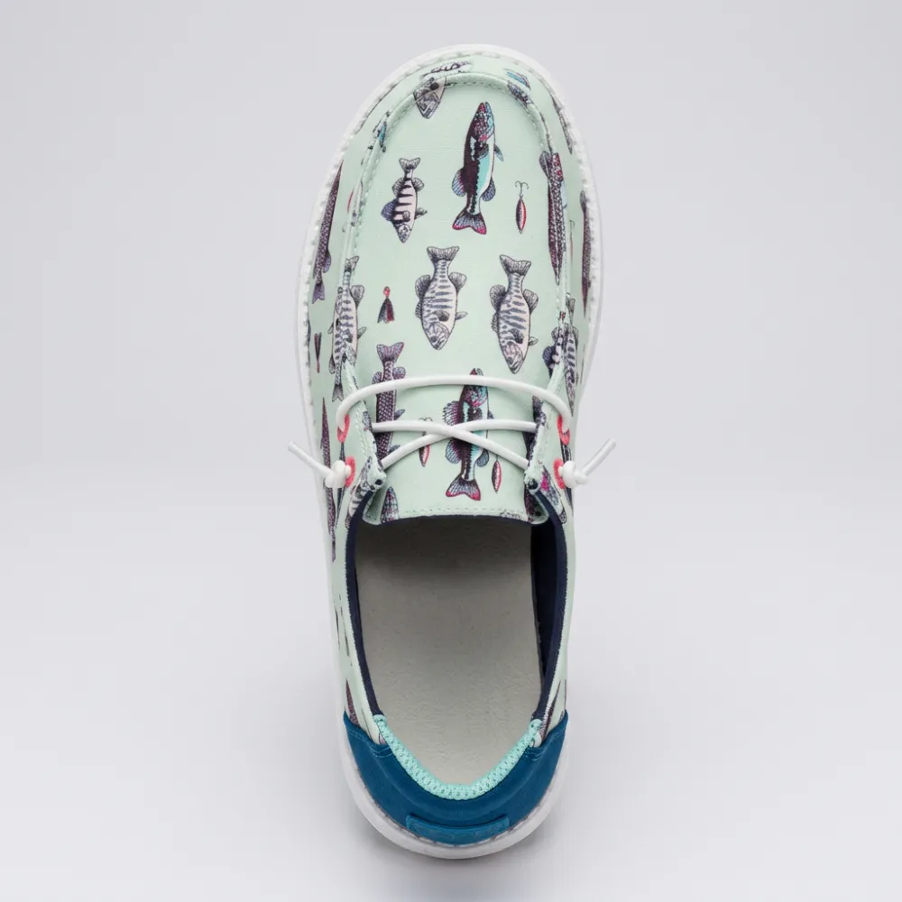 Wendy Fish Lure Printed Casual Slip On Shoes