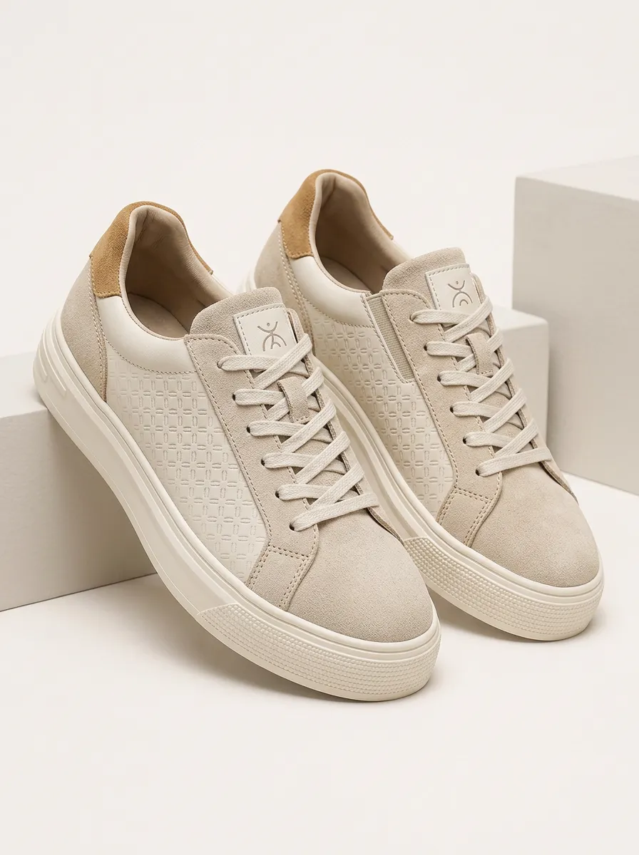 Men's Downtown Inspired Casual Minimalist Geometric Pattern Patterned Creative Skate Shoes