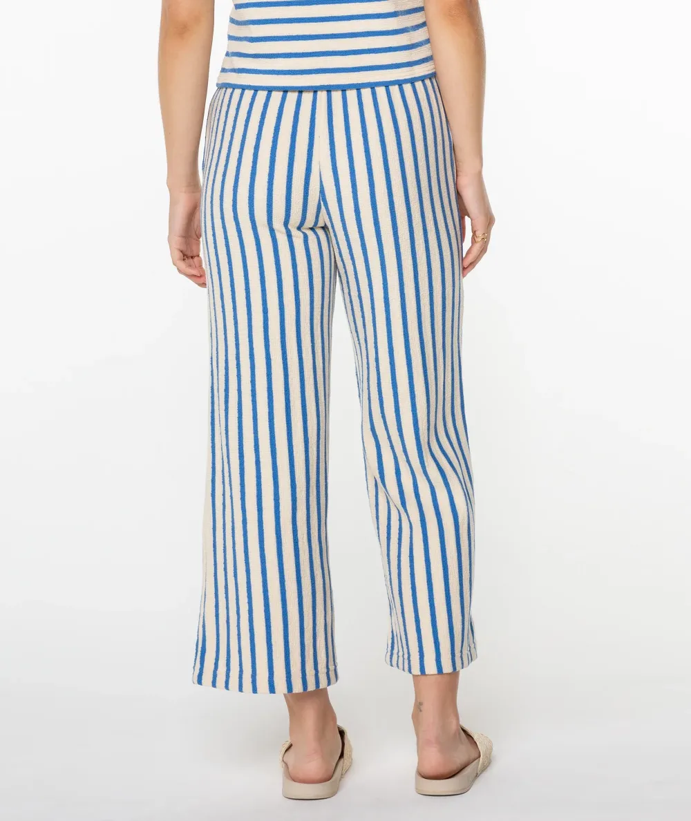 Jacquard Dye-Striped Nine-Inch Pants