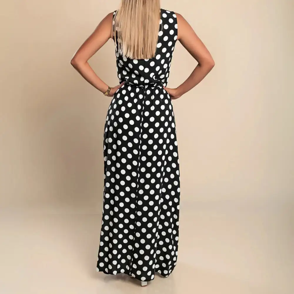 Avery Polka Dot Flow Maxi Dress