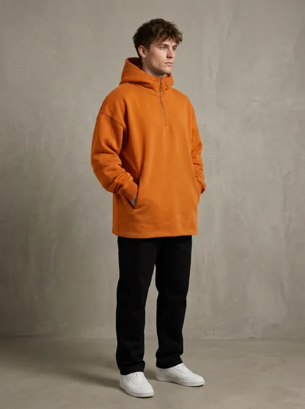 All Day Quarter Zip Unisex Pullover Hoodie