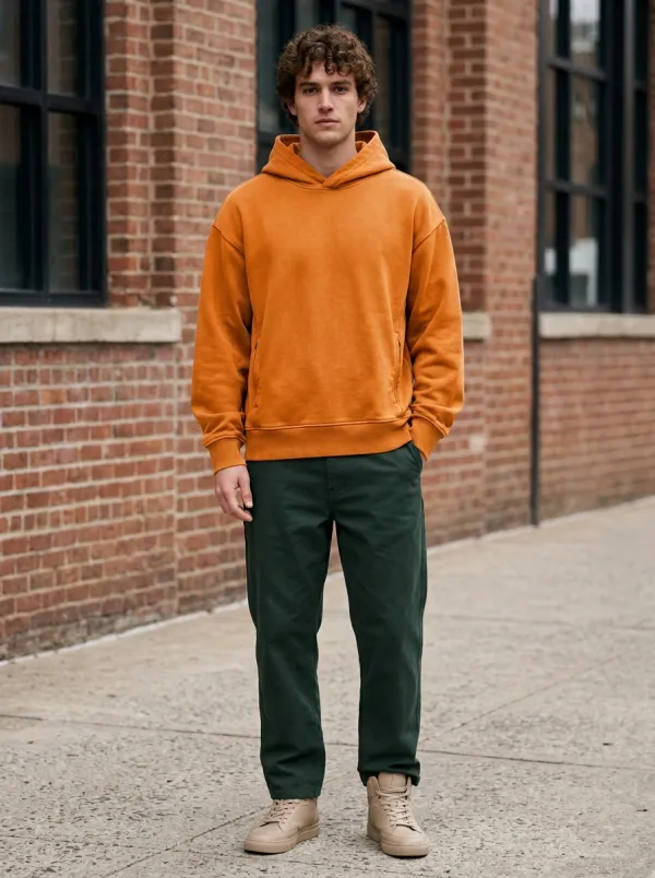 Urban Casual Pullover Unisex Pullover Hoodie