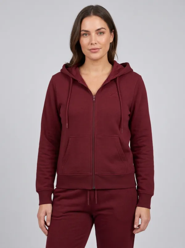 Women's Sage Green Floral Graphic Zip-Up Hoodie Jacket & Jogger Set