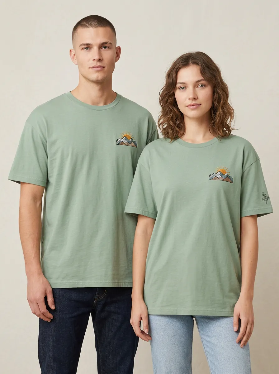 Unisex Nature Mountain Sunrise T-Shirt