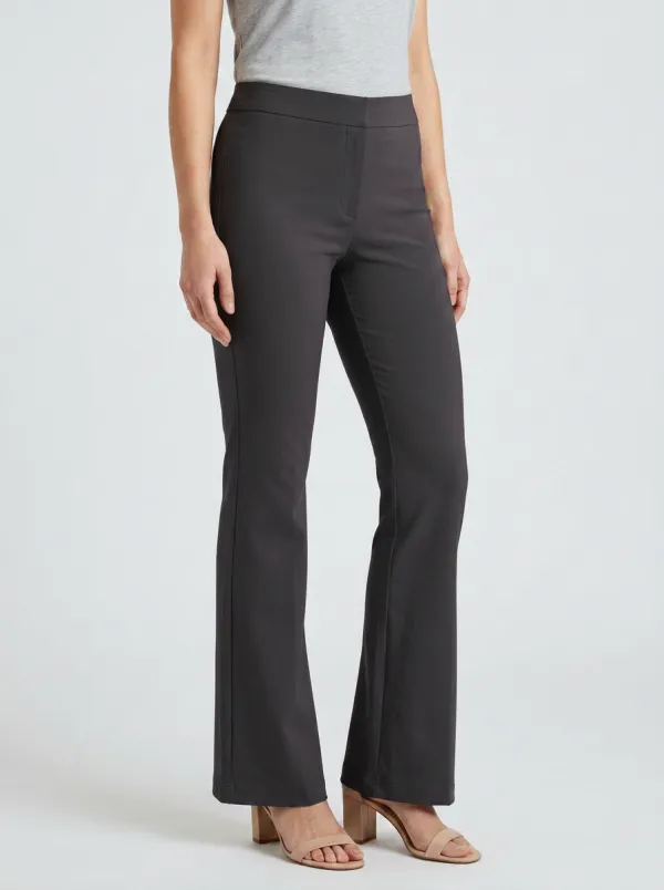 Clean-Look Mid-Rise Women's Stretch Mid-Rise Pants
