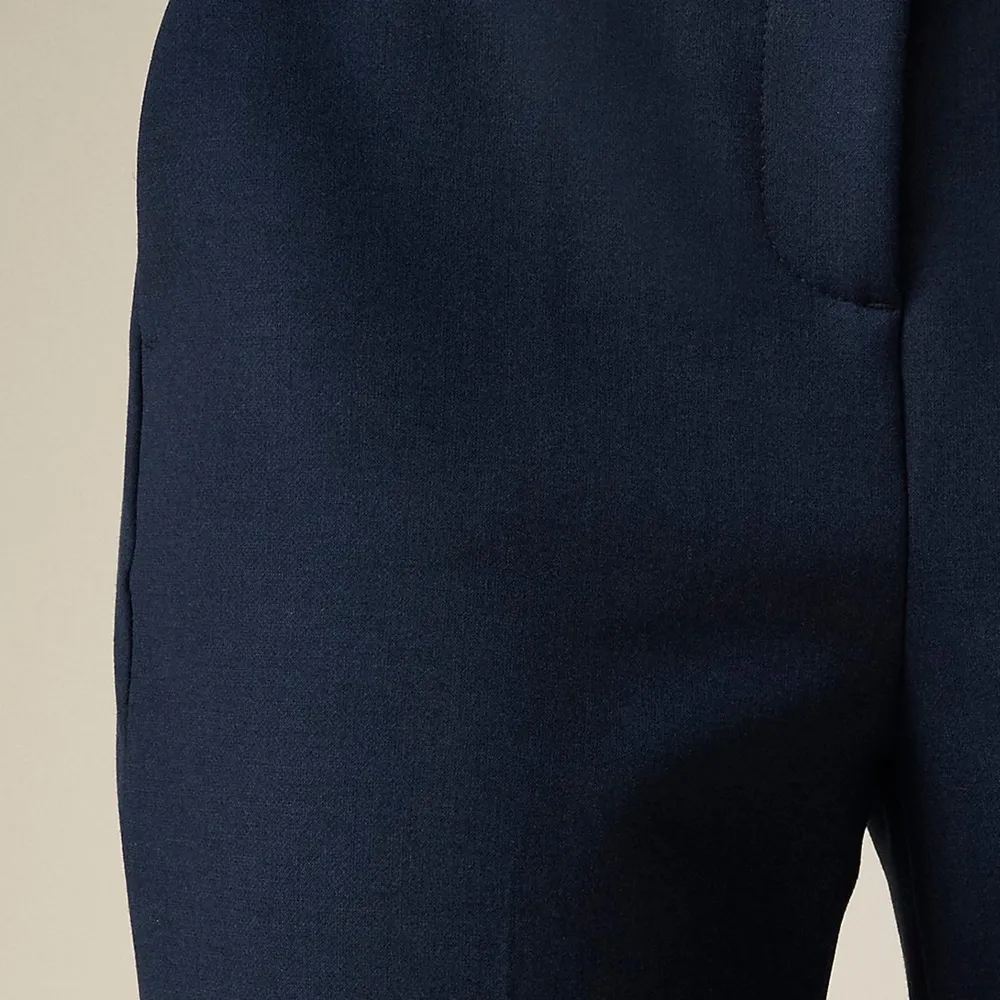 Mid-Waist Stretch Slim Pants